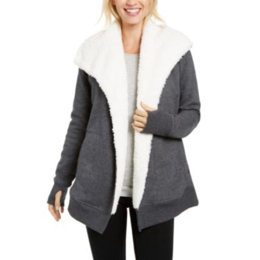 IDEOLOGY SHERPA LINED GRAY WRAP